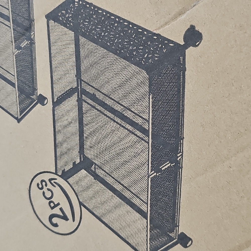 Nwt 2 Black Under-Bed Storage Organizer Set - Picture 3 of 5